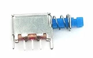 Drukknop Schakelaar 3-pins vasthoudend 30V 0.3A PCB A05